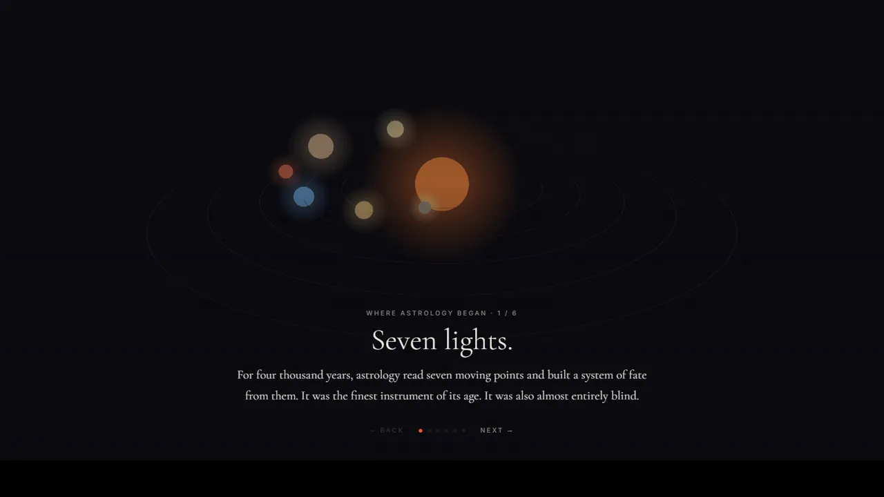 SuperGiant: seven lights in orbit